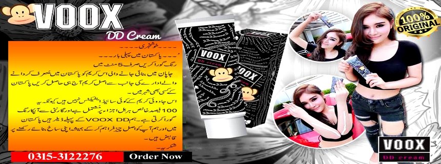 Voox DD Whitening Cream Original in Pakistan