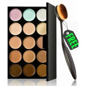 15 Colors Contour Kit With Free Oval Brush
