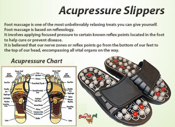 Acupressure Reflexology Massage Slippers buy in Pakistan