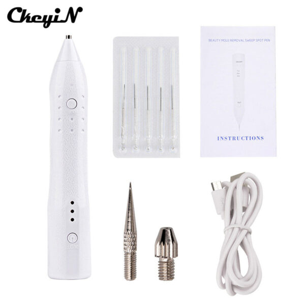 CkeyiN Skin Care Beauty Device Portable Mole Removal Tool Dark Spot Remover Freckle Speckle Removal Wart Wrinkle Removal Machine