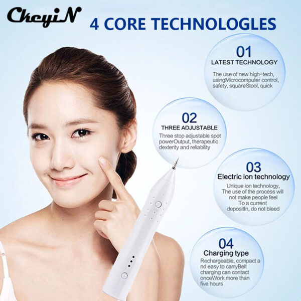 Laser Freckle Removal Machine Skin Mole Removal Dark Spot Remover for Face Wart Tag Remaval Pen Salon Home Beauty Care