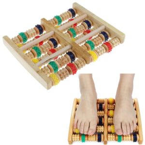 Traditional Wooden Roller Foot Massager Large