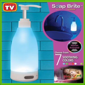 Soap Brite LED Lighted Dispenser With Soothing Multicolors